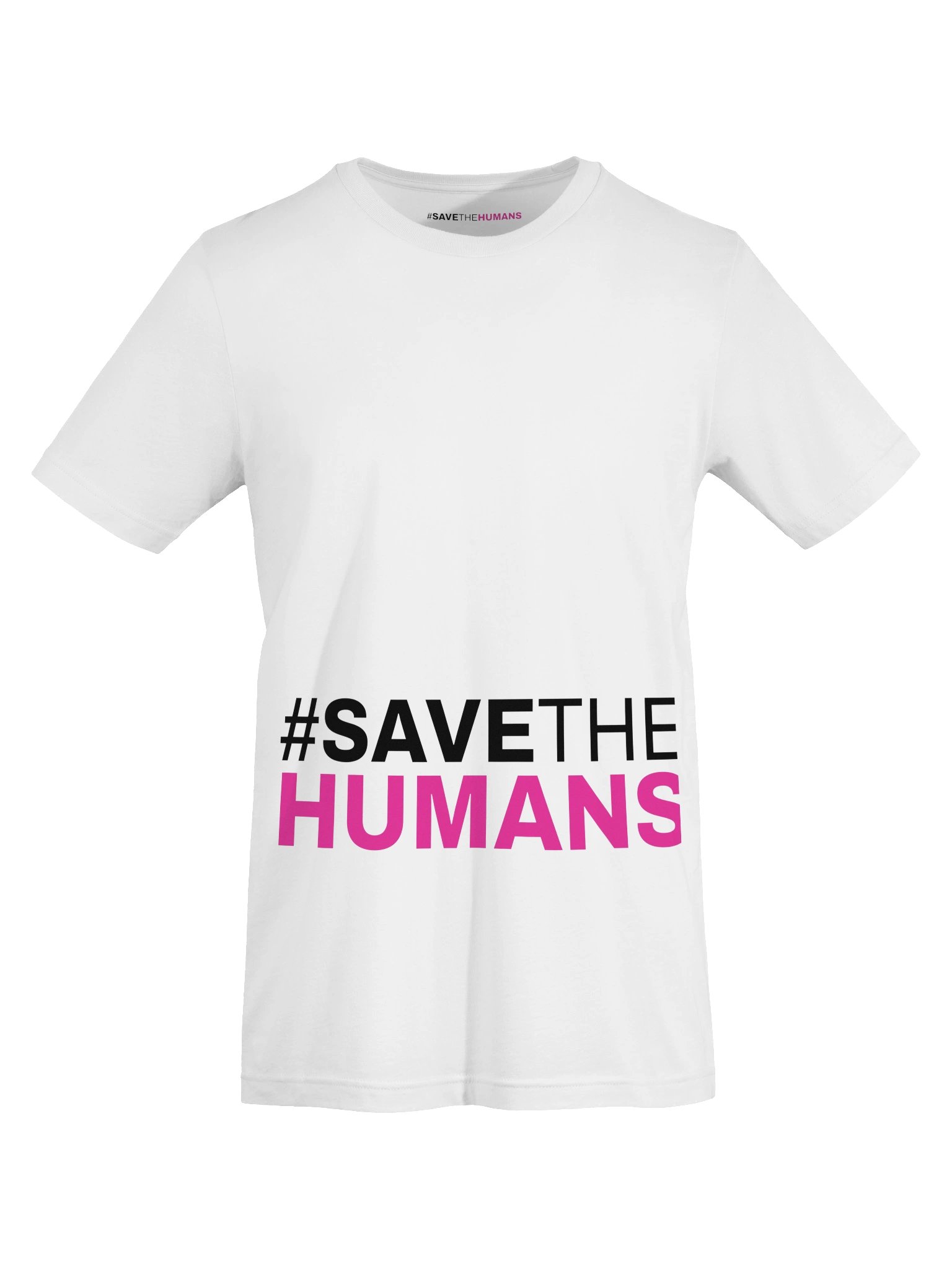 White T - Min Save The Humans product image (3)