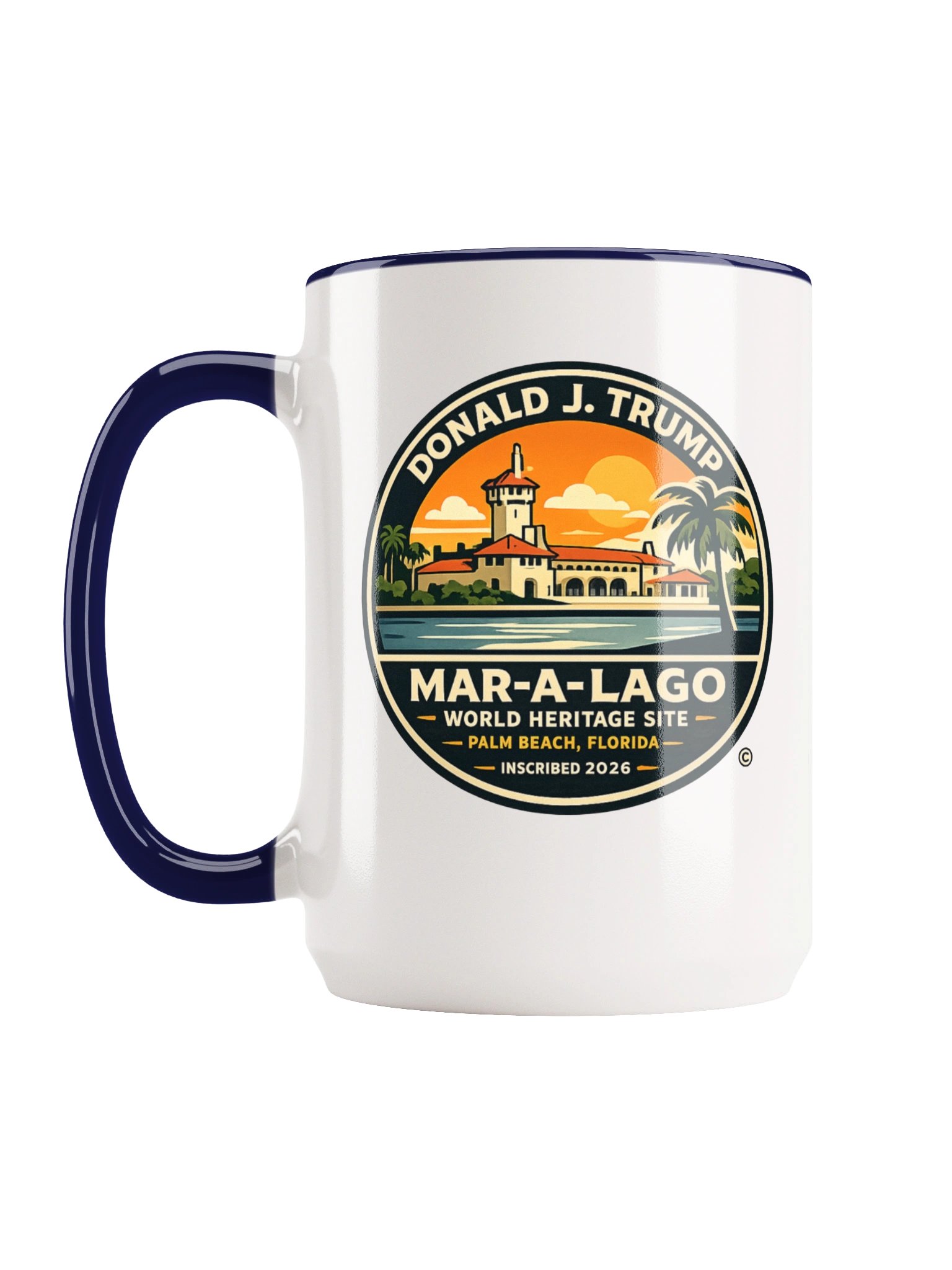 Official 15 oz Souvenir Mug - Donald J. Trump, Mar-a-Lago, World Heritage Site™ product image (2)
