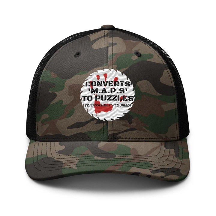 Converts 'M.A.P.s' To Camo Trucker Hat product image (1)