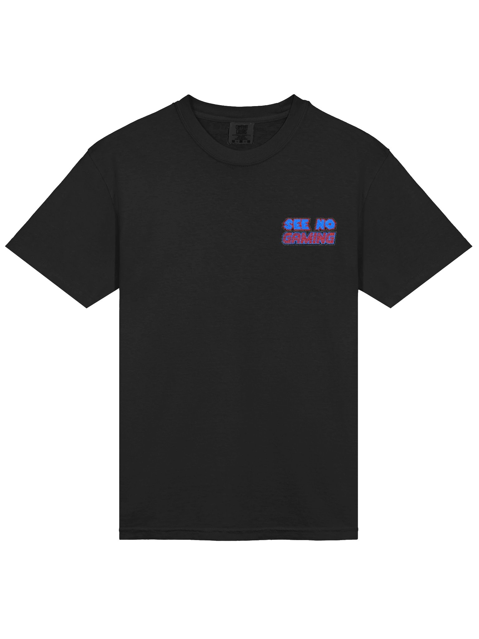 Embroidered SEE NO GAMING T-Shirt product image (3)