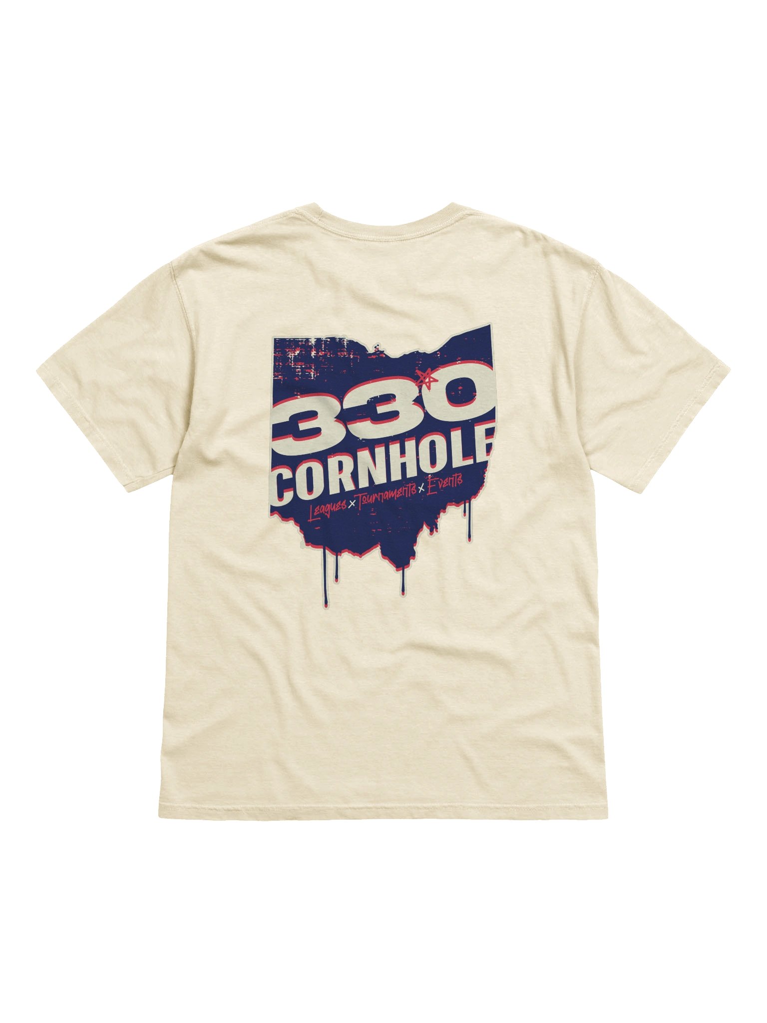 Comfort Colors 330 Cornhole Vintage Unisex Tee - Back Logo product image (66)