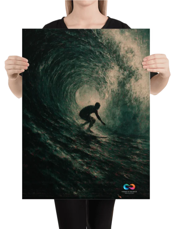 LIMITED EDITION - CINEMATIC ART POSTER – DYSTOPIAN GLITCH #012 product image (2)