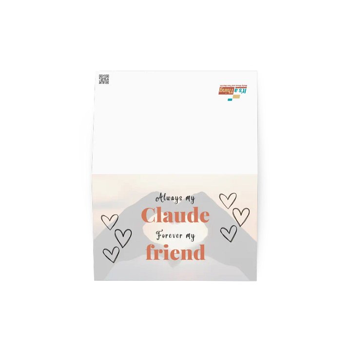 Claude Greeting Card product image (2)