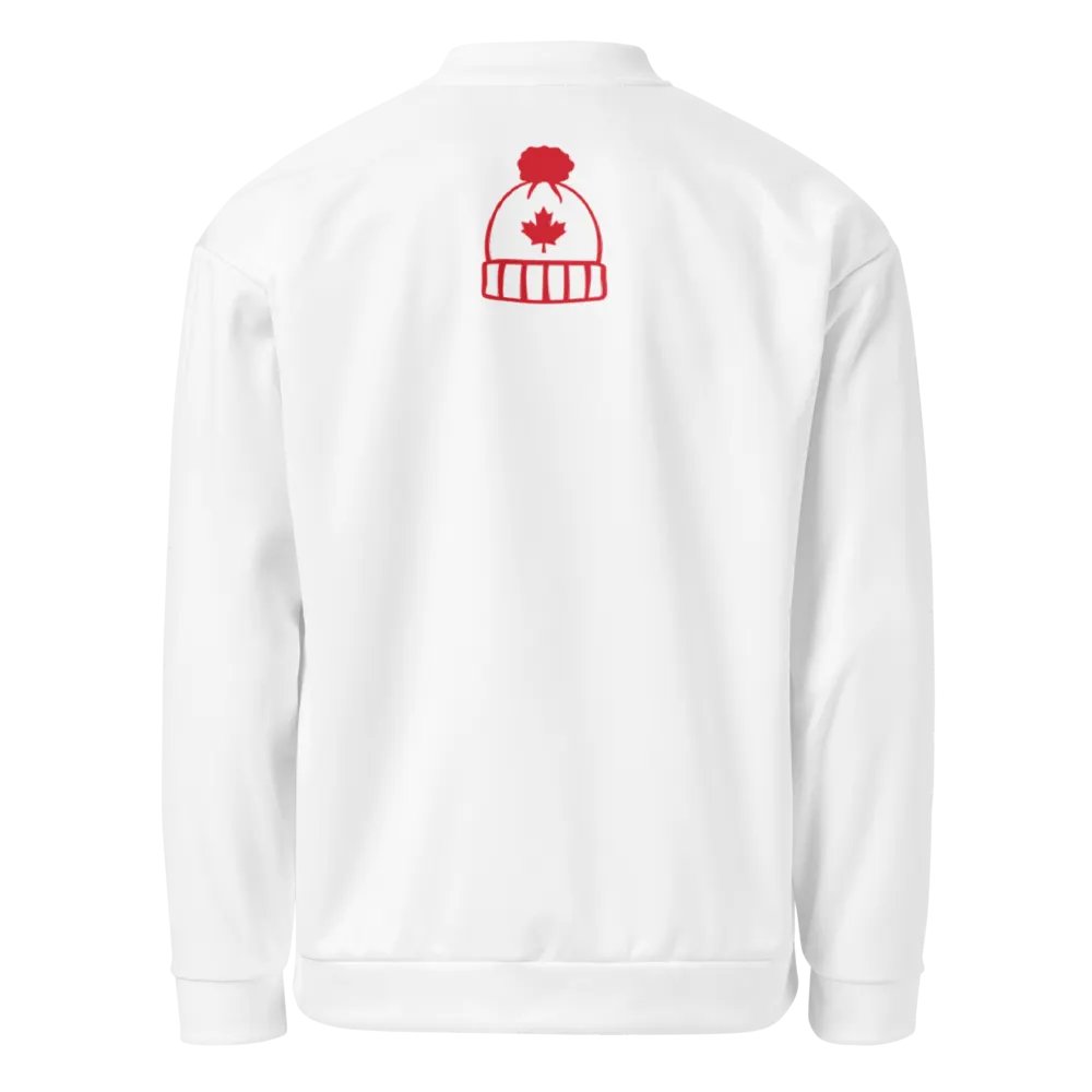 Maple Leaf Winter Beanie with Pom-Pom product image (3)