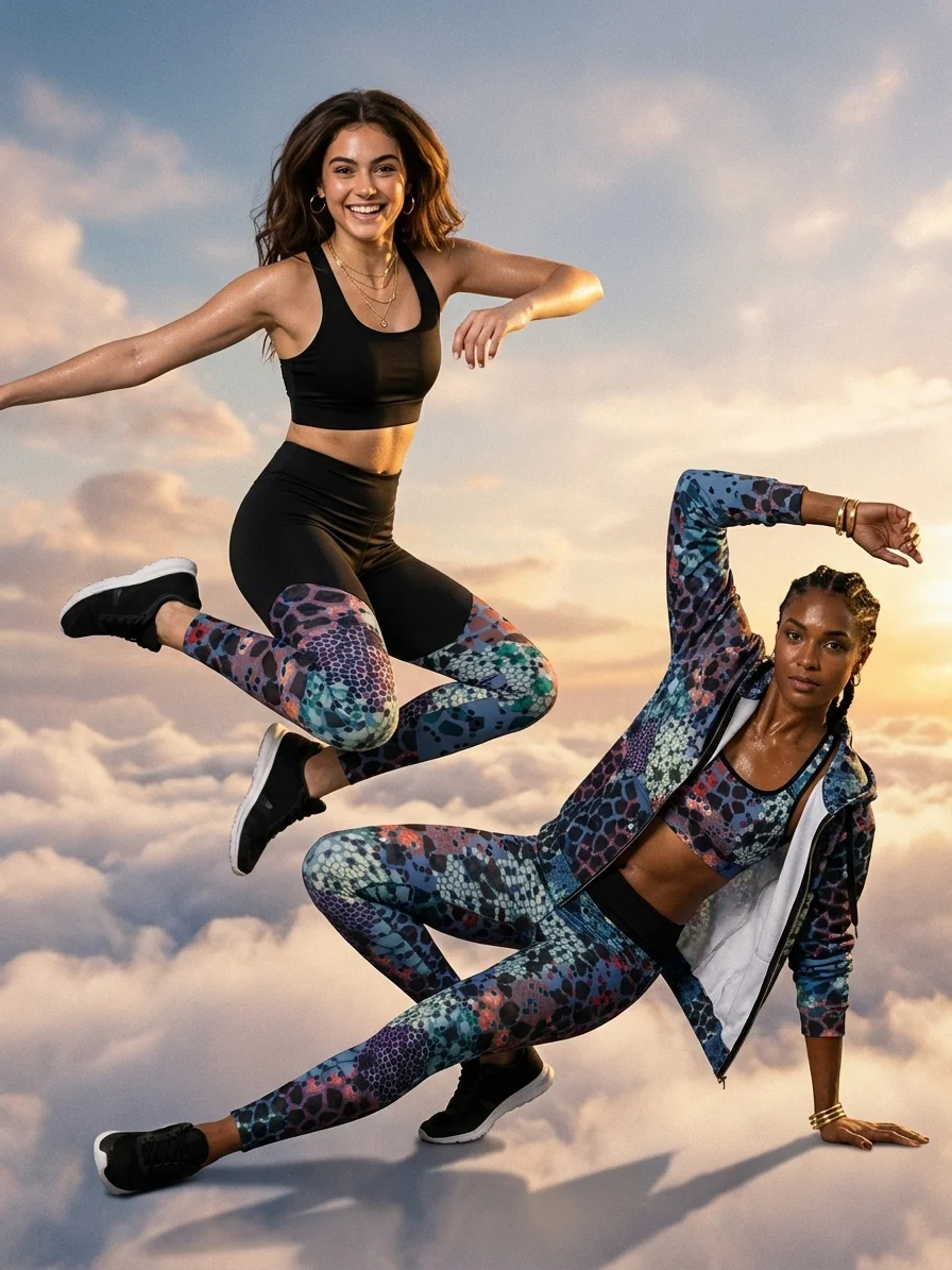 Stained glass-Sports Leggings product image (6)