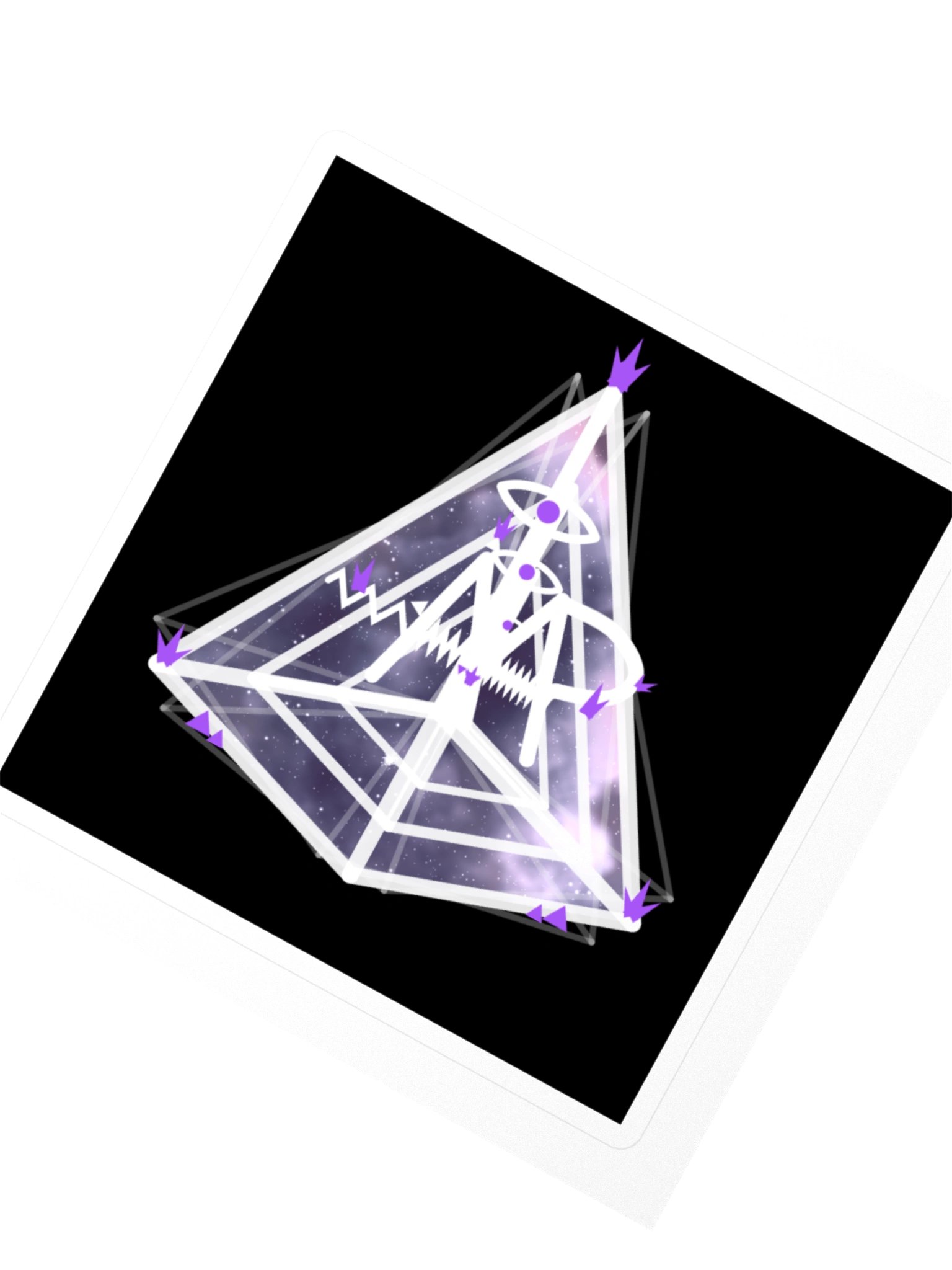 Mt. AMP 9D Galaxy — Block Sticker product image (2)