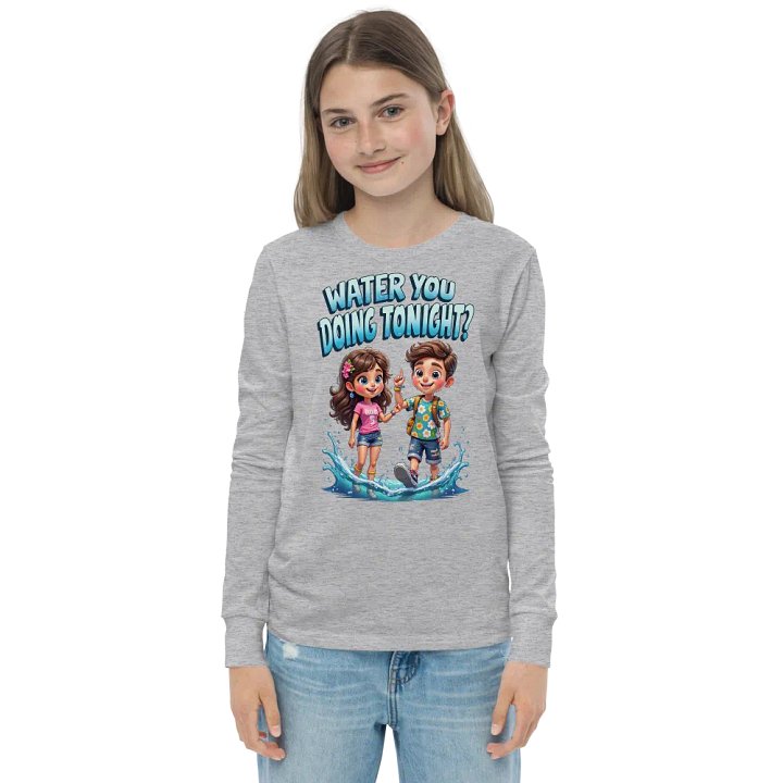 Splash of Fun Youth Long Sleeve Tee product image (4)