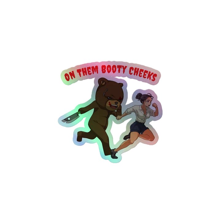 On Them Booty Cheeks -sticker/writing product image (1)