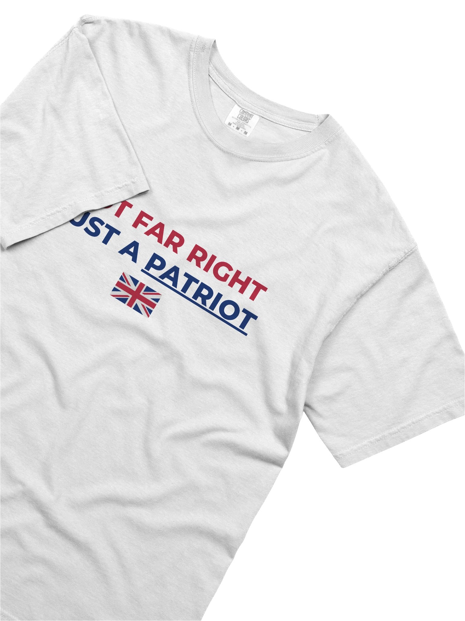 “Not Far Right, Just a Patriot” Black Tee product image (15)