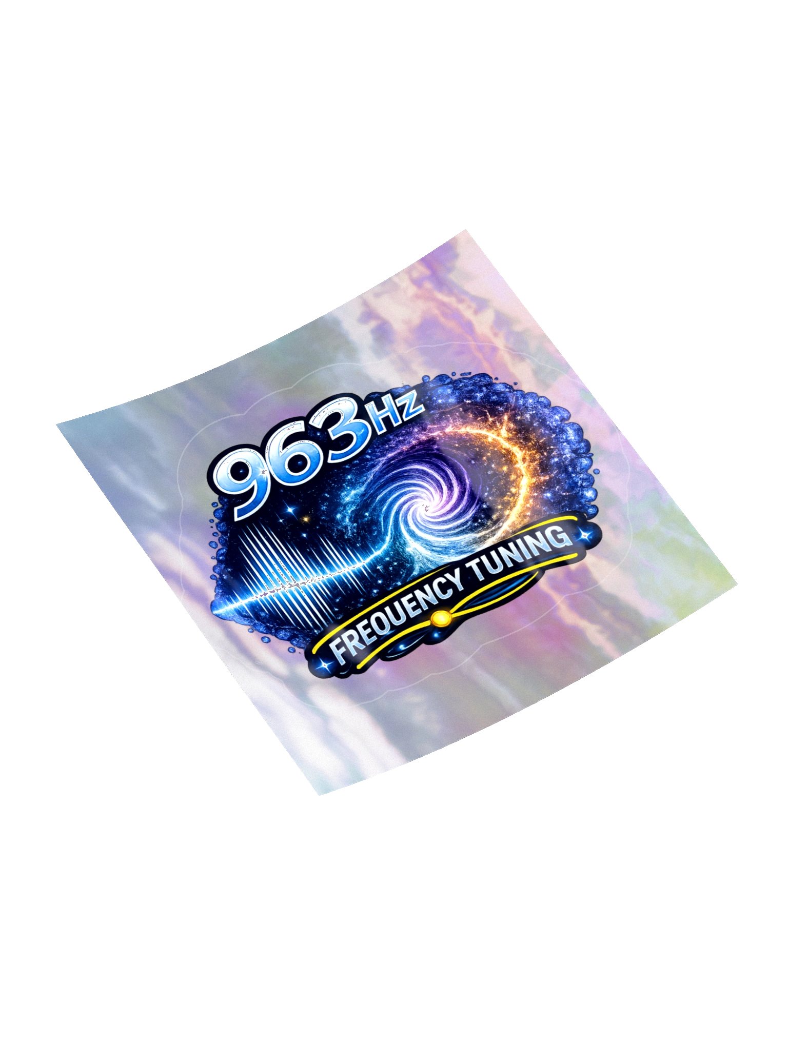 963 Hz Frequency Holographic Sticker product image (10)