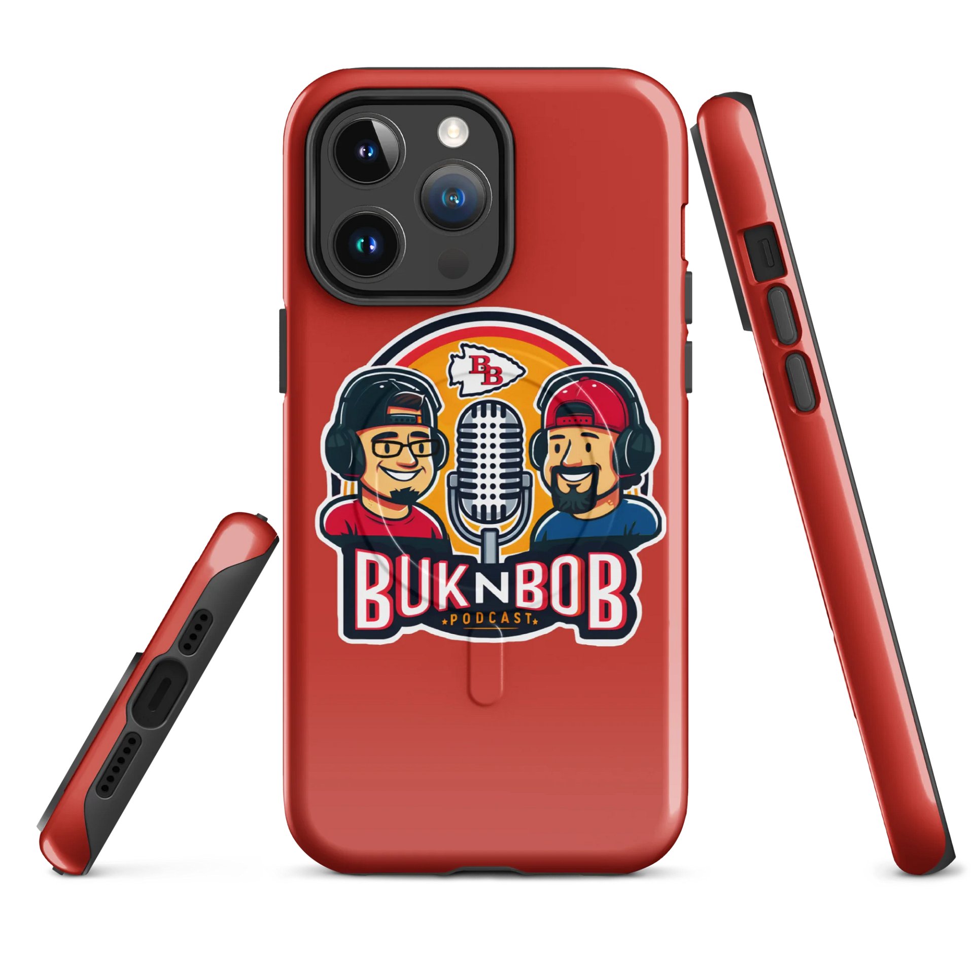 Buk N Bob Podcast Logo iPhone® MagSafe® Tough Case product image (4)