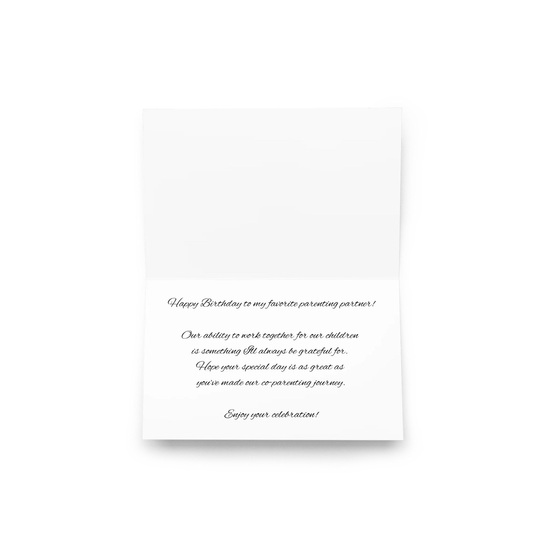 Co-Parent Birthday card - Friendly exes product image (3)