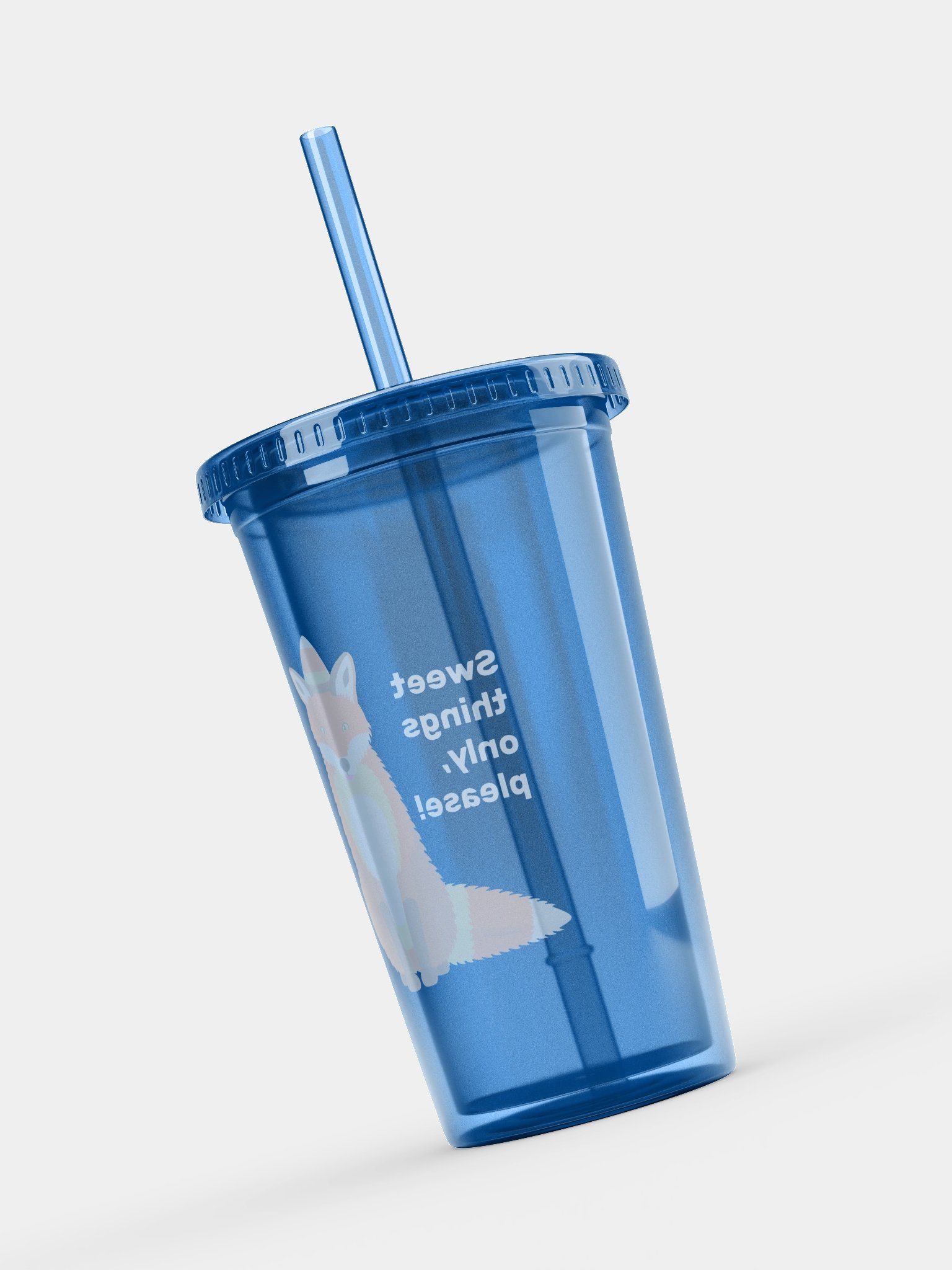 Candy Corn Foxxo Transparent Tumbler product image (8)