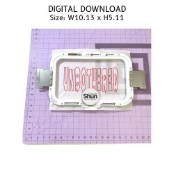 Unbothered Applique Embroidery Design product image (2)