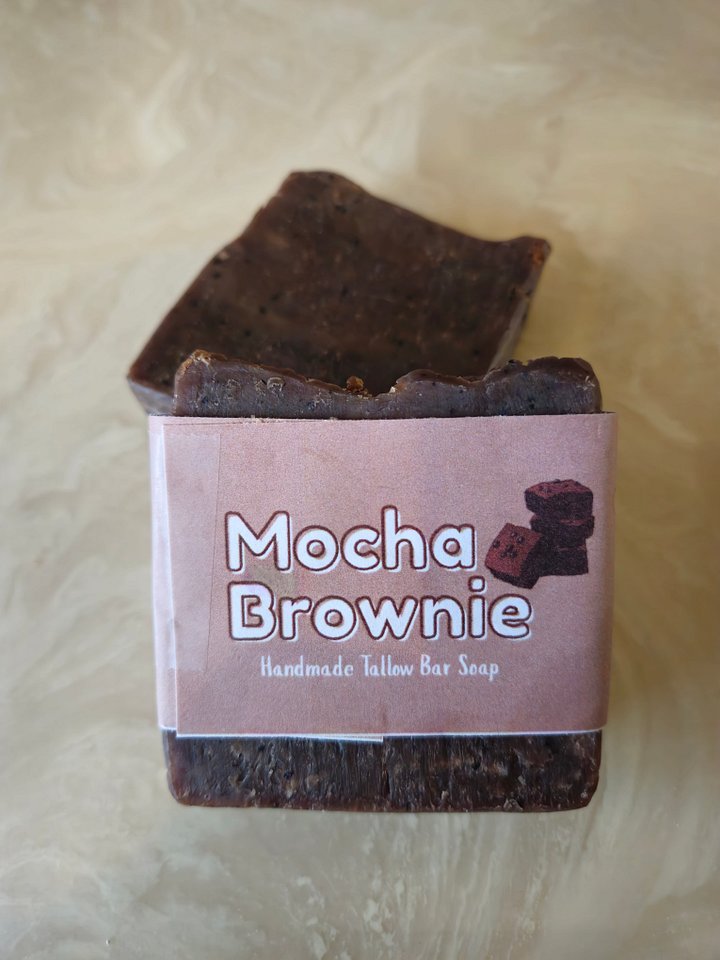 Mocha Brownie Tallow Bar Soap product image (1)