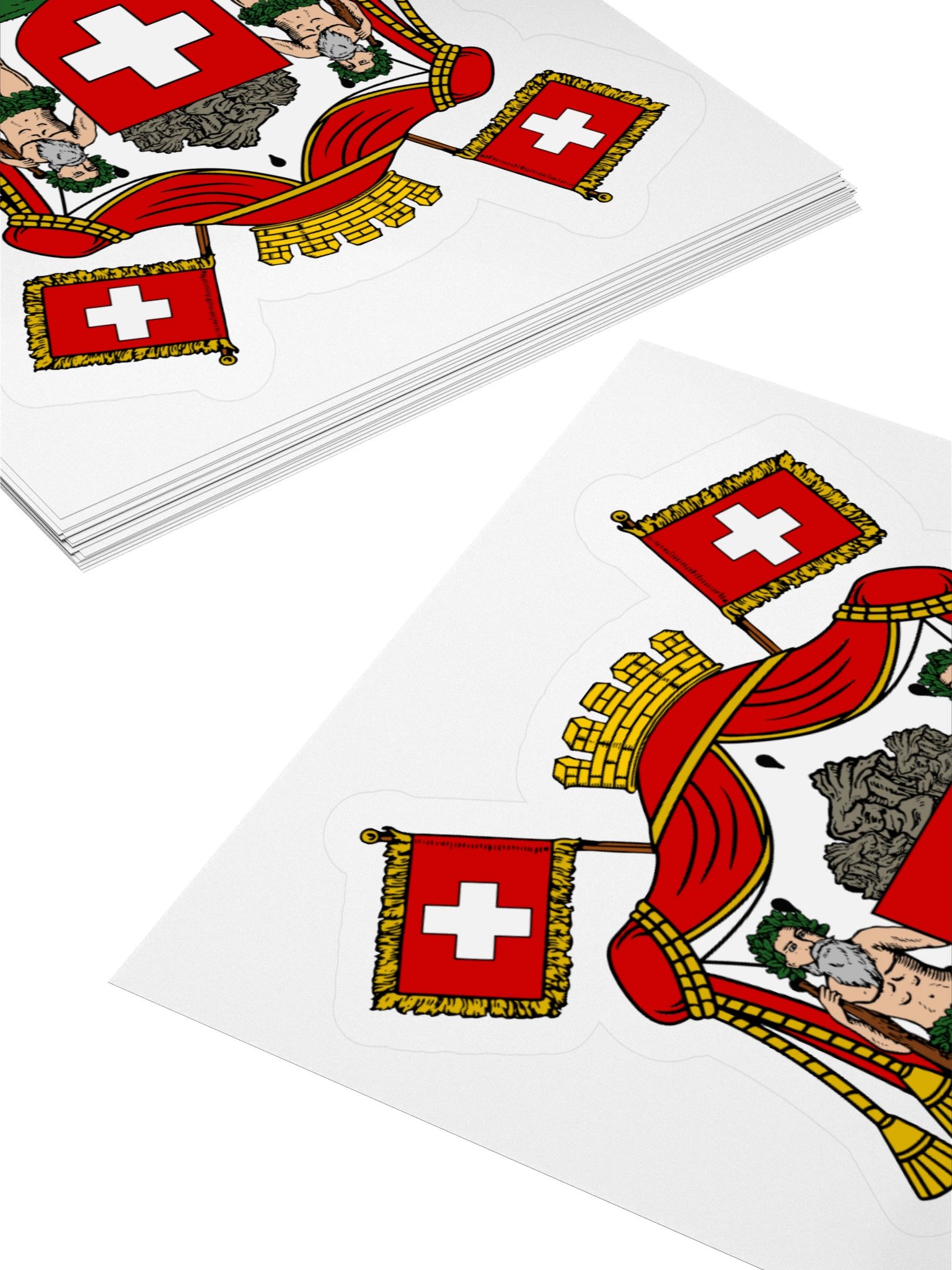 The Shield of Switzerland Kiss Cut Sticker product image (11)