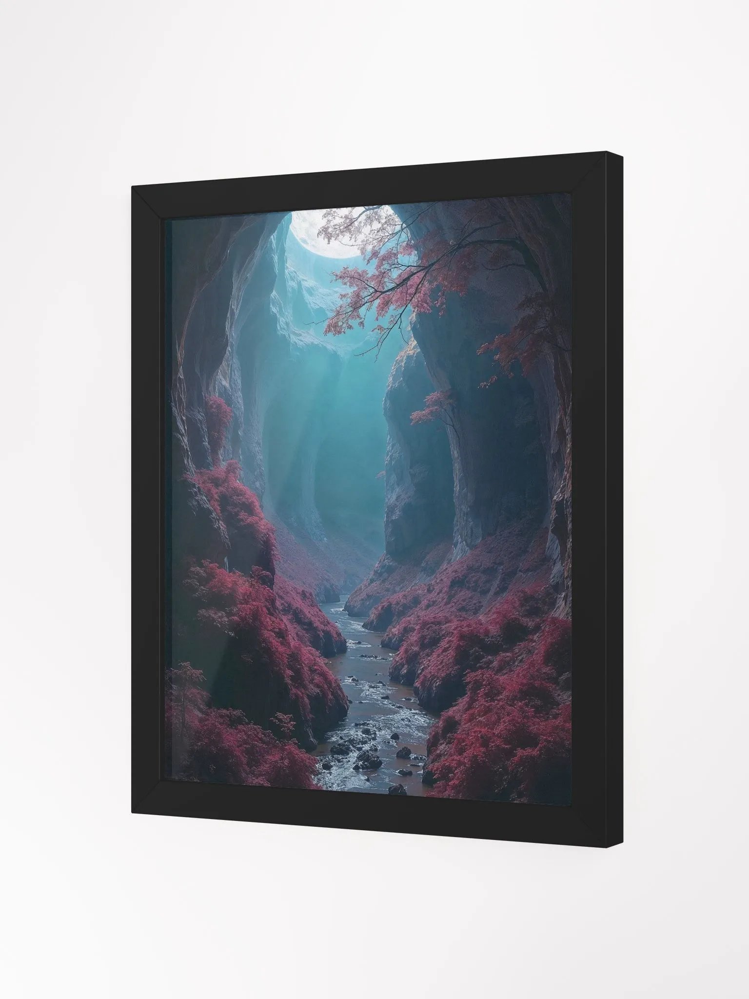 Crimson Valley Framed Print product image (11)