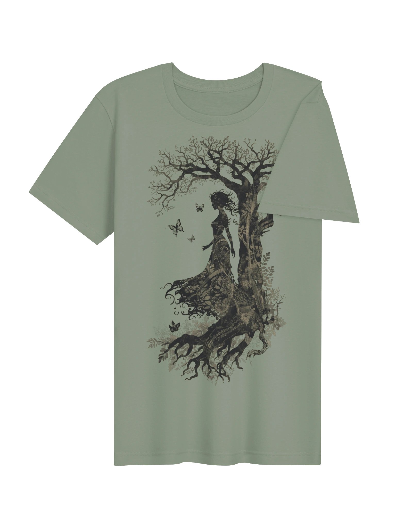 Forest Goddess Shirt, Whimsical Nature & Butterfly Tee product image (5)
