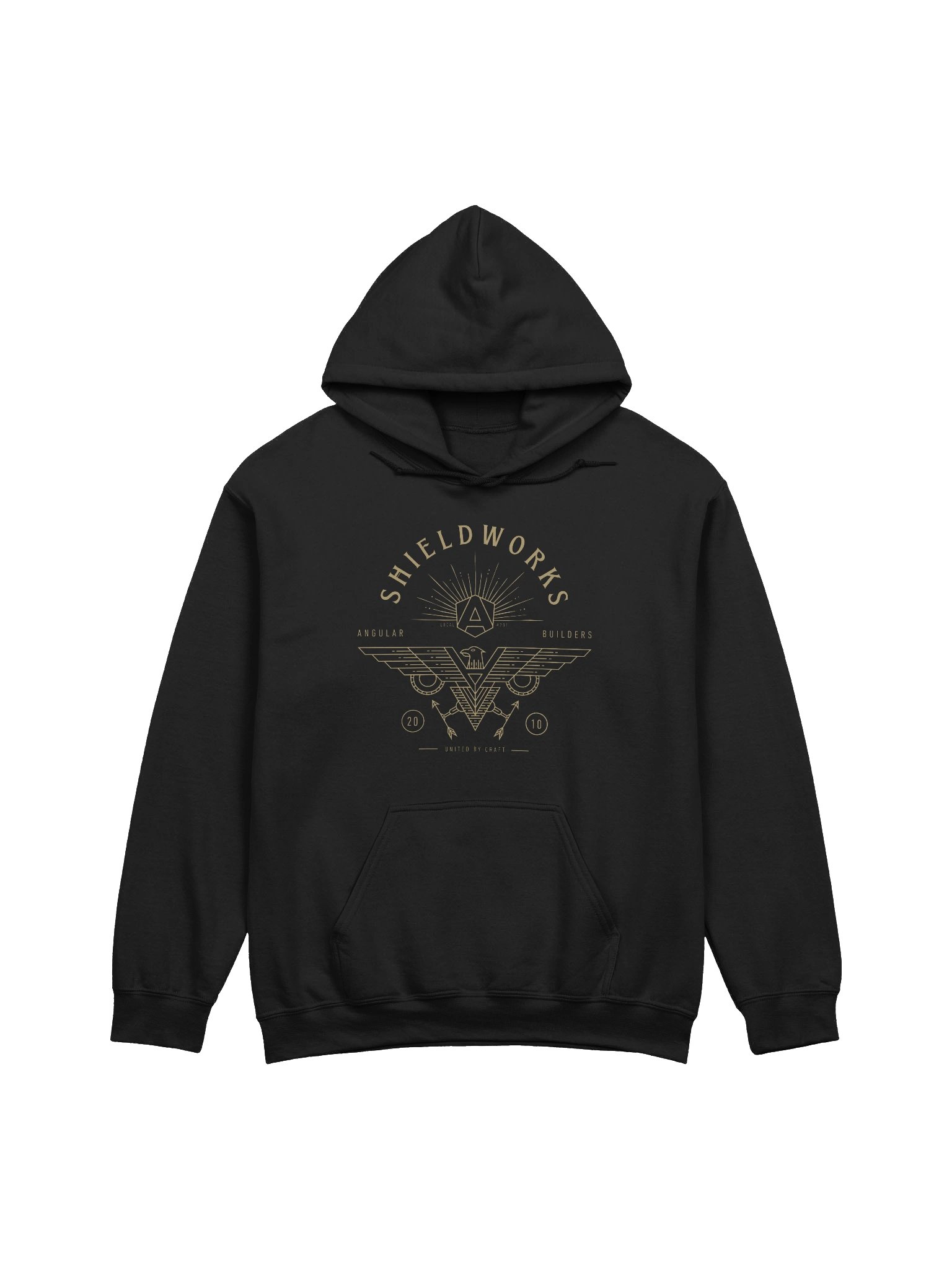Shieldworks Angular Builders Local #201 “United by Craft” Classic Hoodie product image (1)