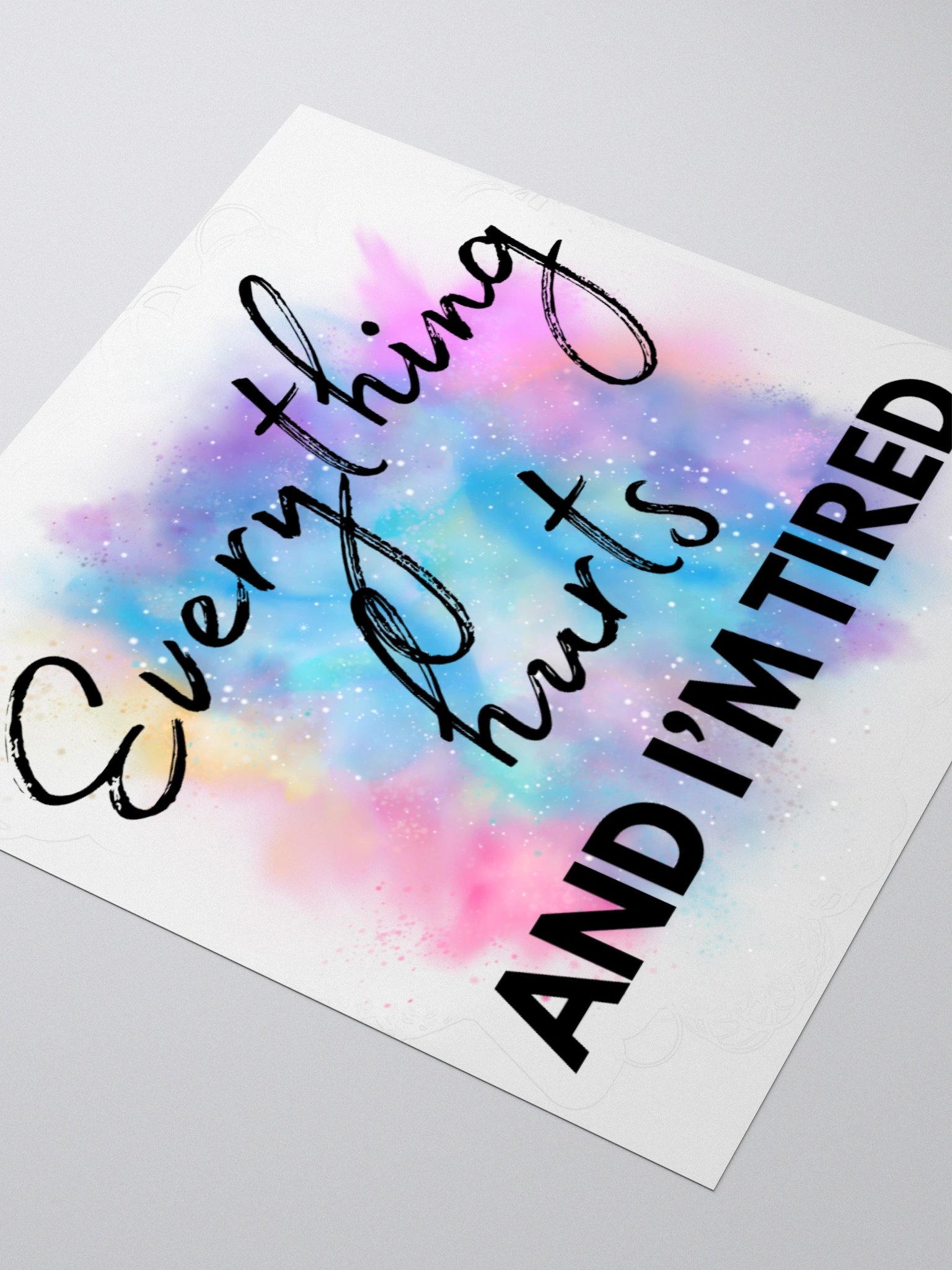 Everything Hurts sticker product image (3)