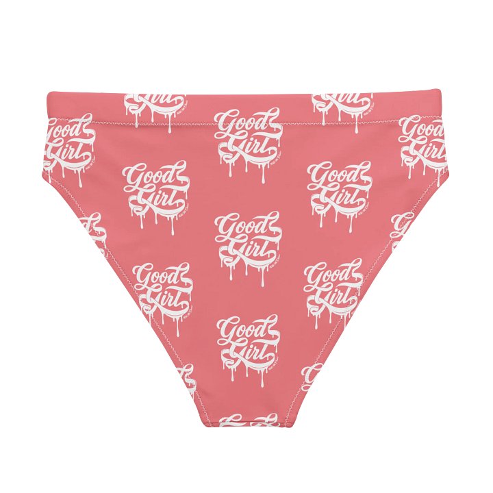 Good Girl High Waist Bikini Bottom Pink product image (2)