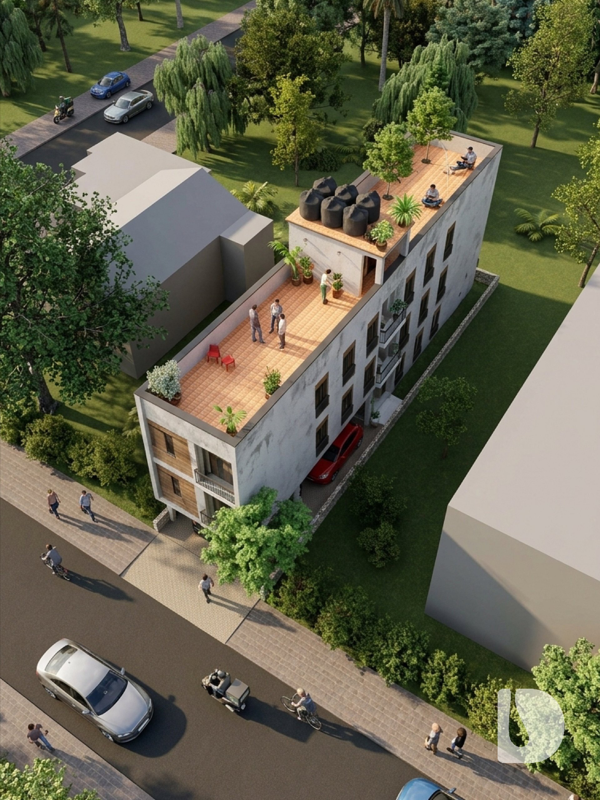 Architectural Design – 3-Storey 5-Unit Apartment Block | DA41102A product image (3)