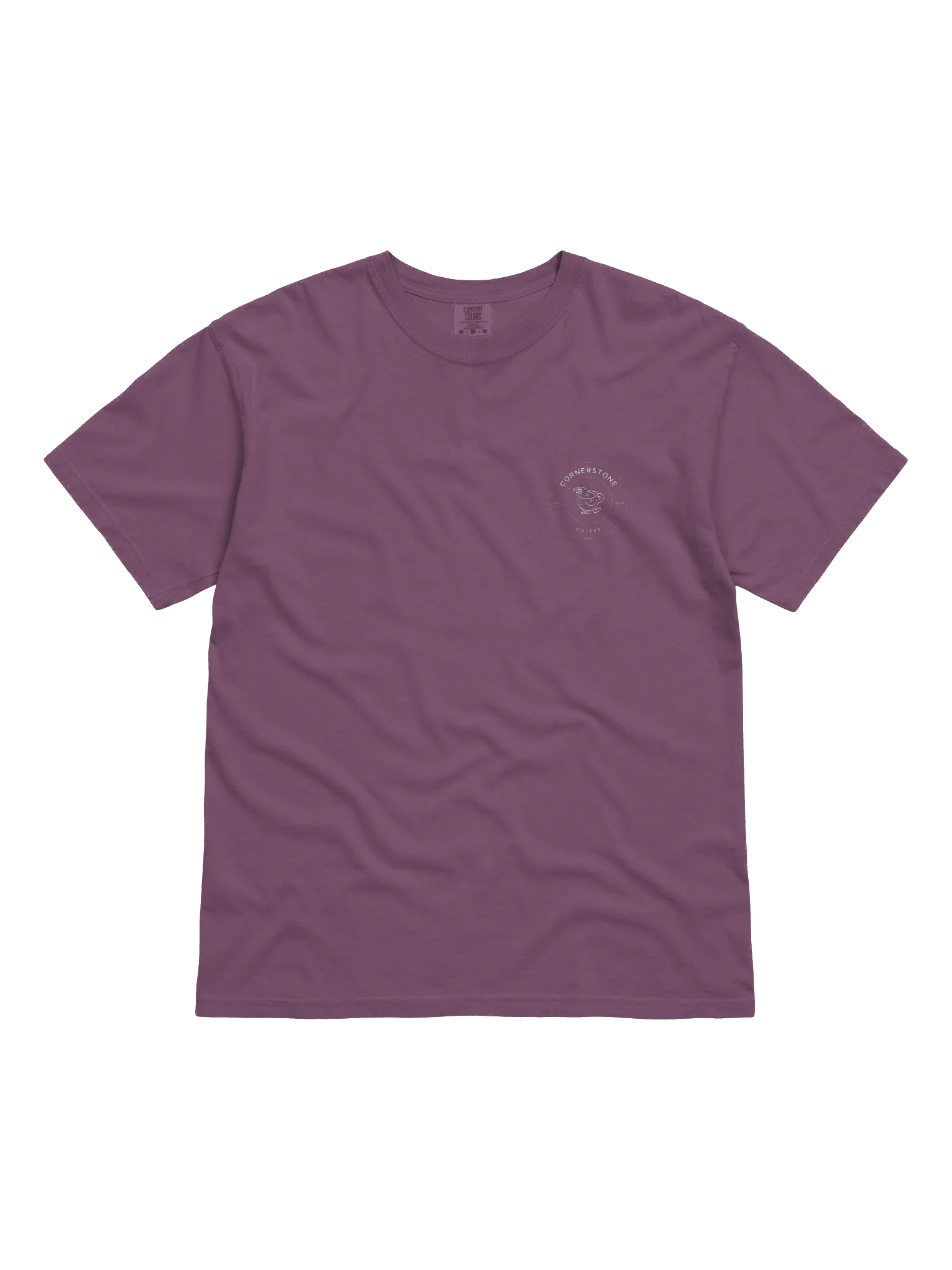 WHITE LOGO BASIC TEE product image (1)
