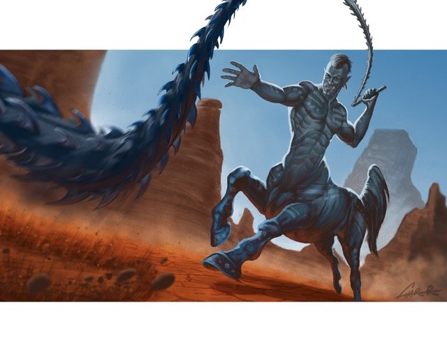 k'Arnog the Horse Lord Fantasy Centaur Print product image (3)