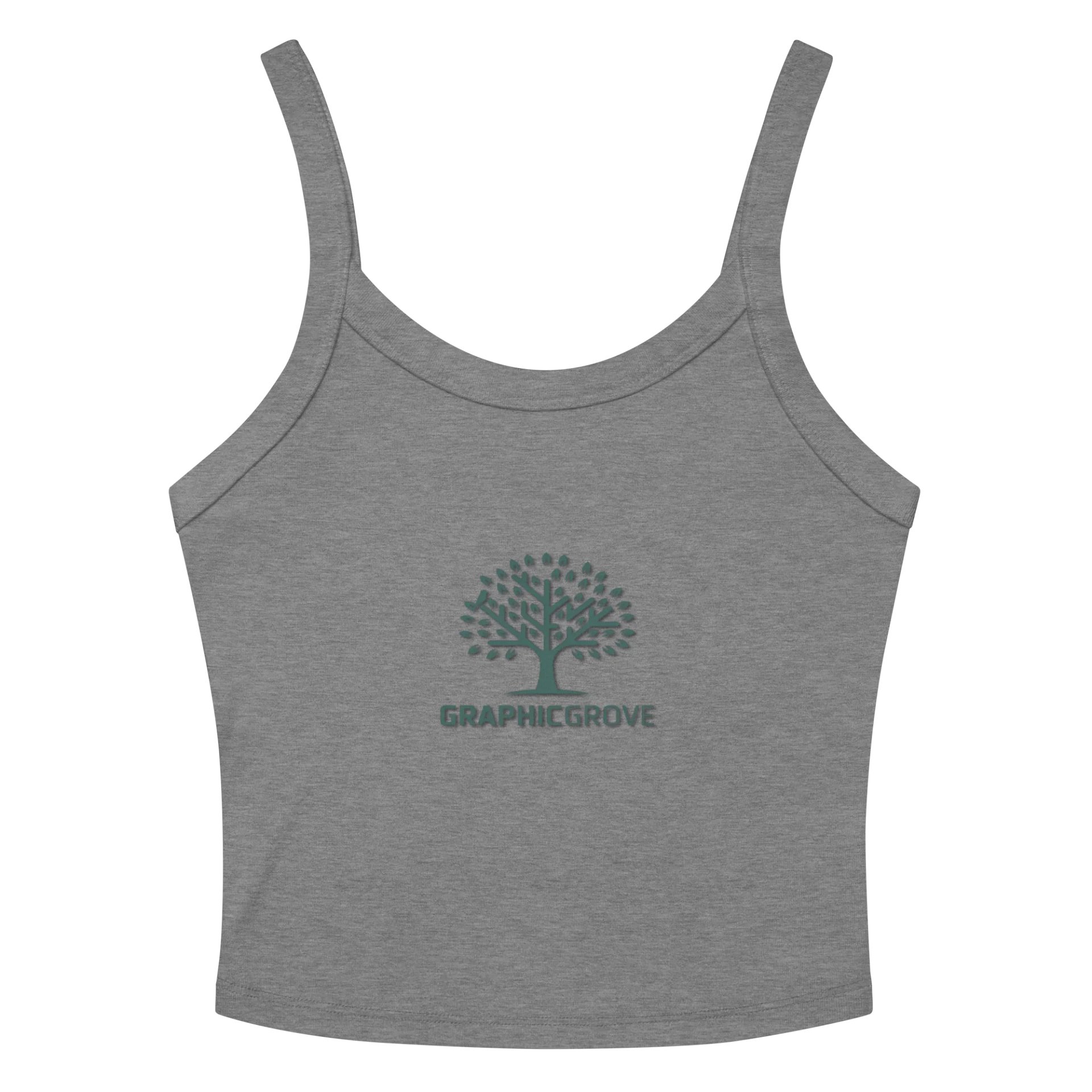 Women’s Micro-Rib Tank Top Graphic Grove Design – Stretch Fit XS-2XL product image (3)