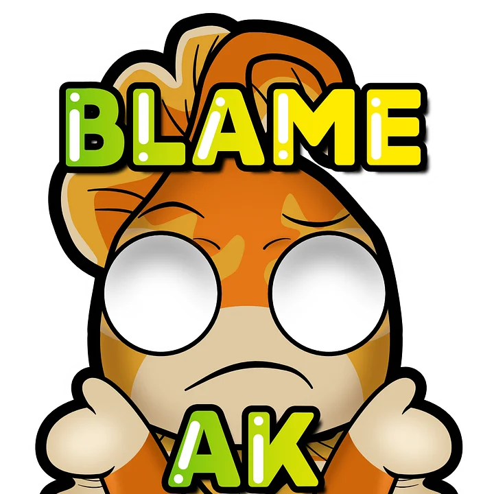 FTLAK's Blame Ak stickers product image (1)
