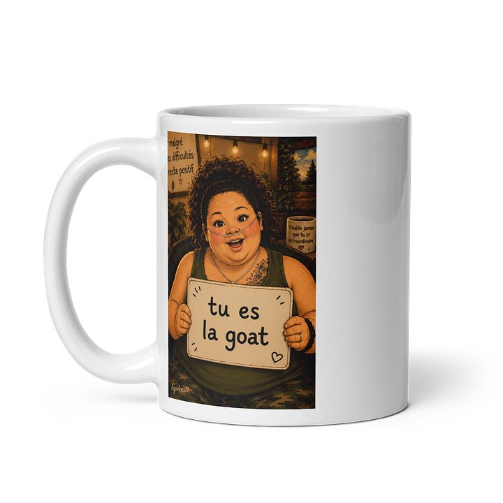 Mug tu es la goat product image (4)