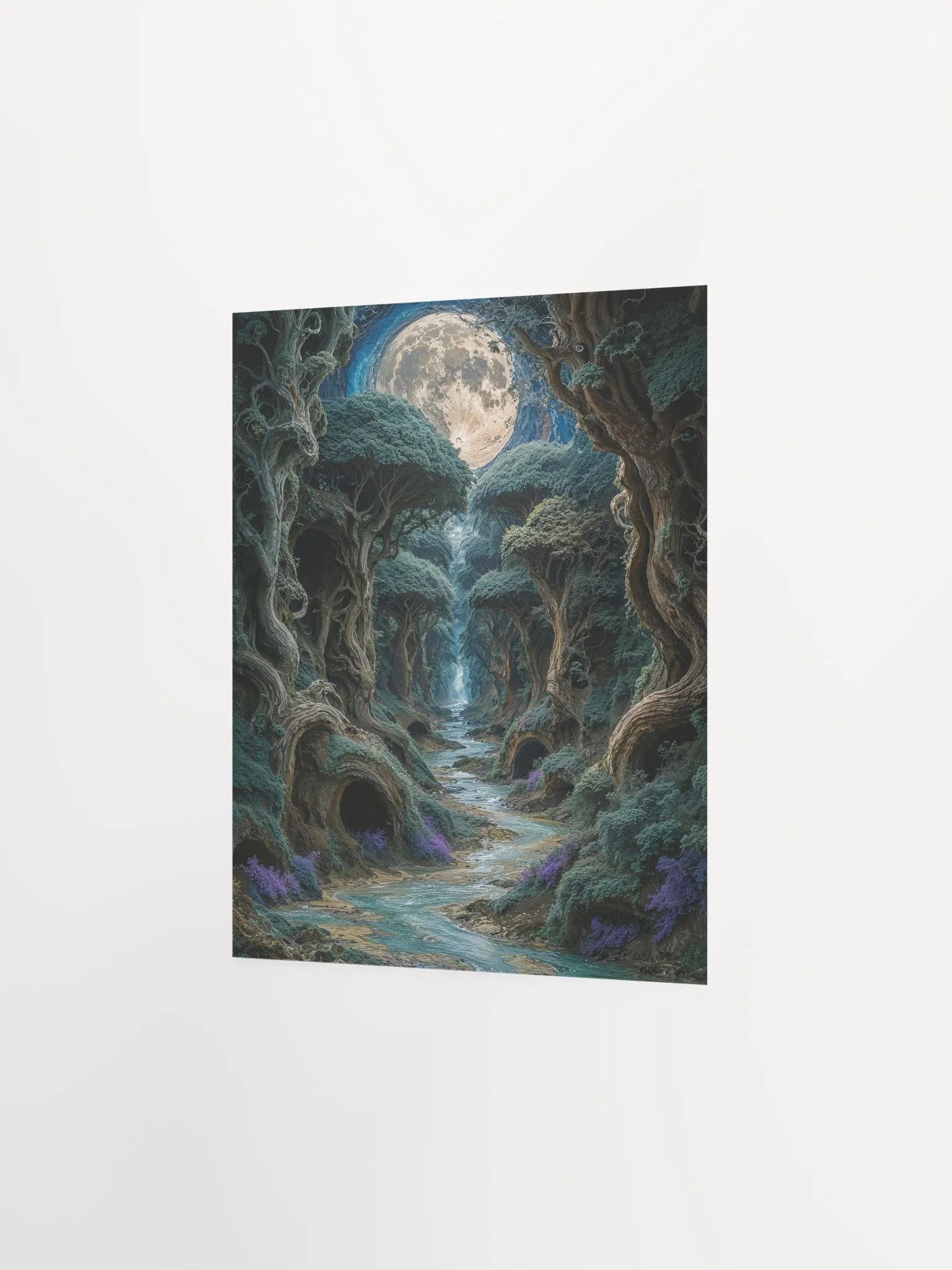 Fantasy Forest Stream Poster product image (11)
