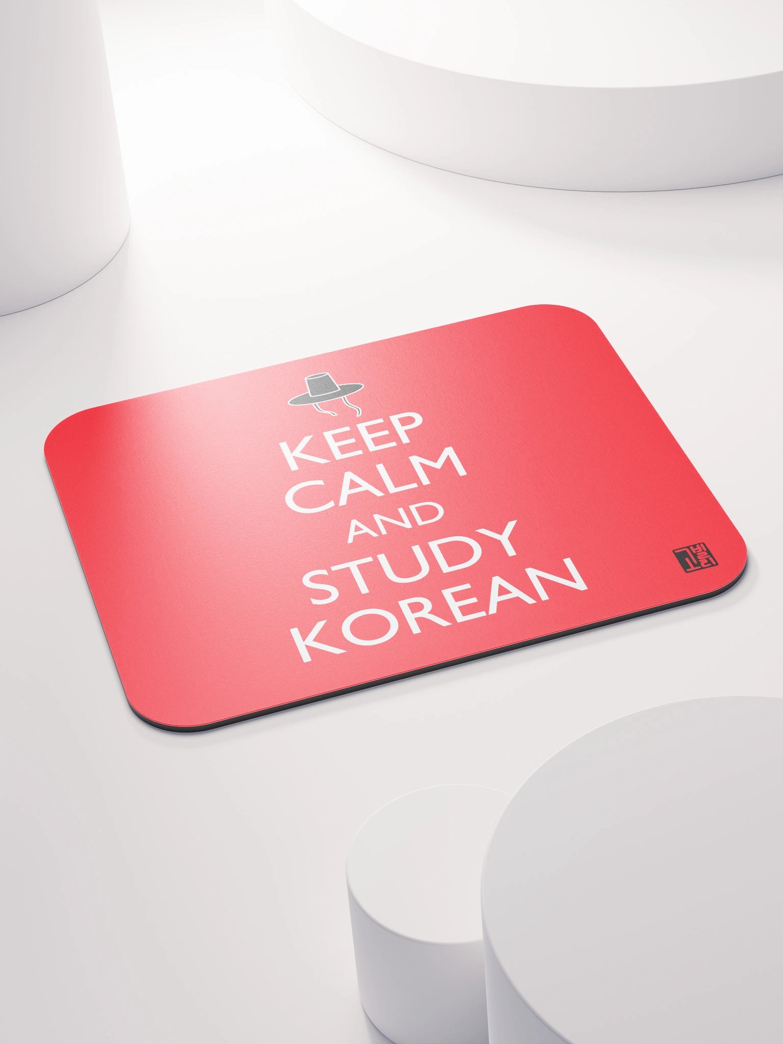 Keep Calm and Study Korean Mouse Pad product image (4)