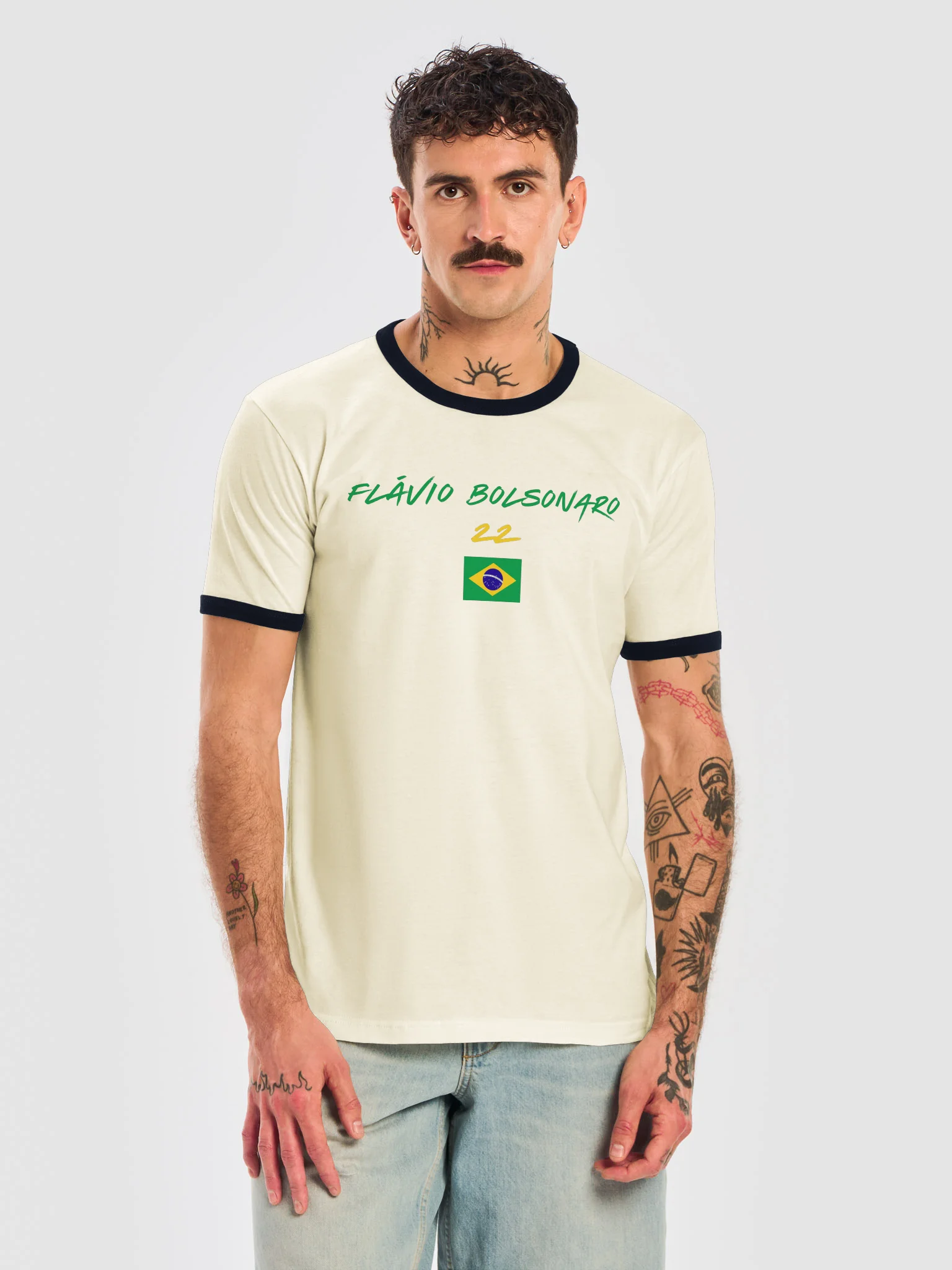 Flávio Bolsonaro 22 Clean T-Shirt product image (5)