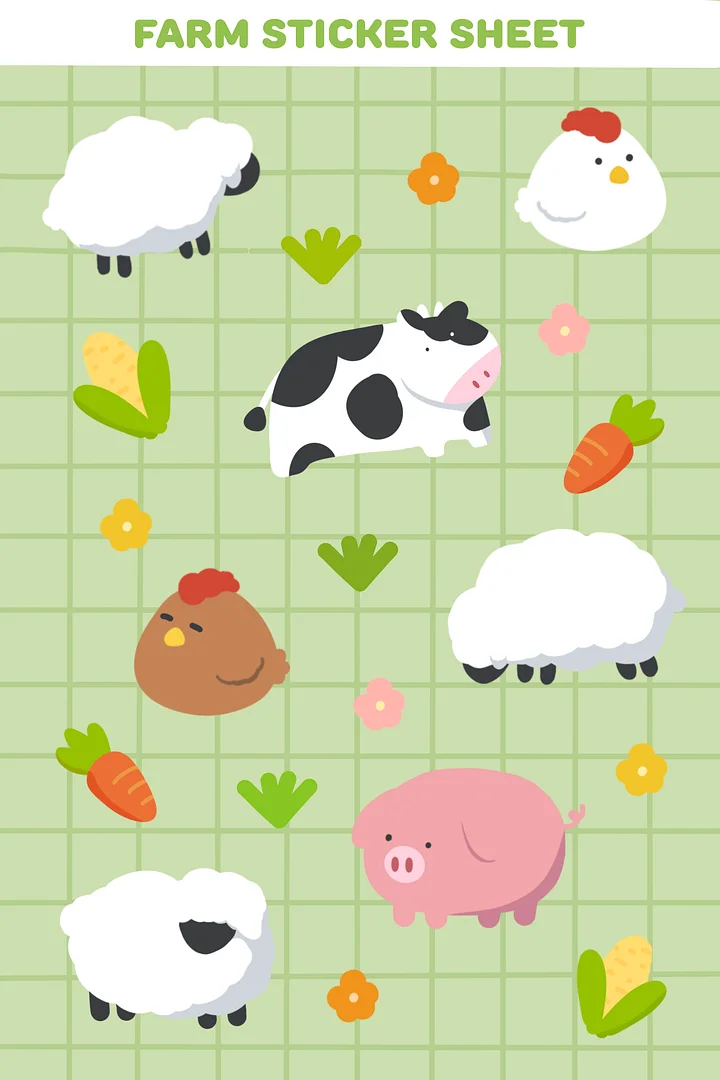 Farm Sticker Sheet product image (1)