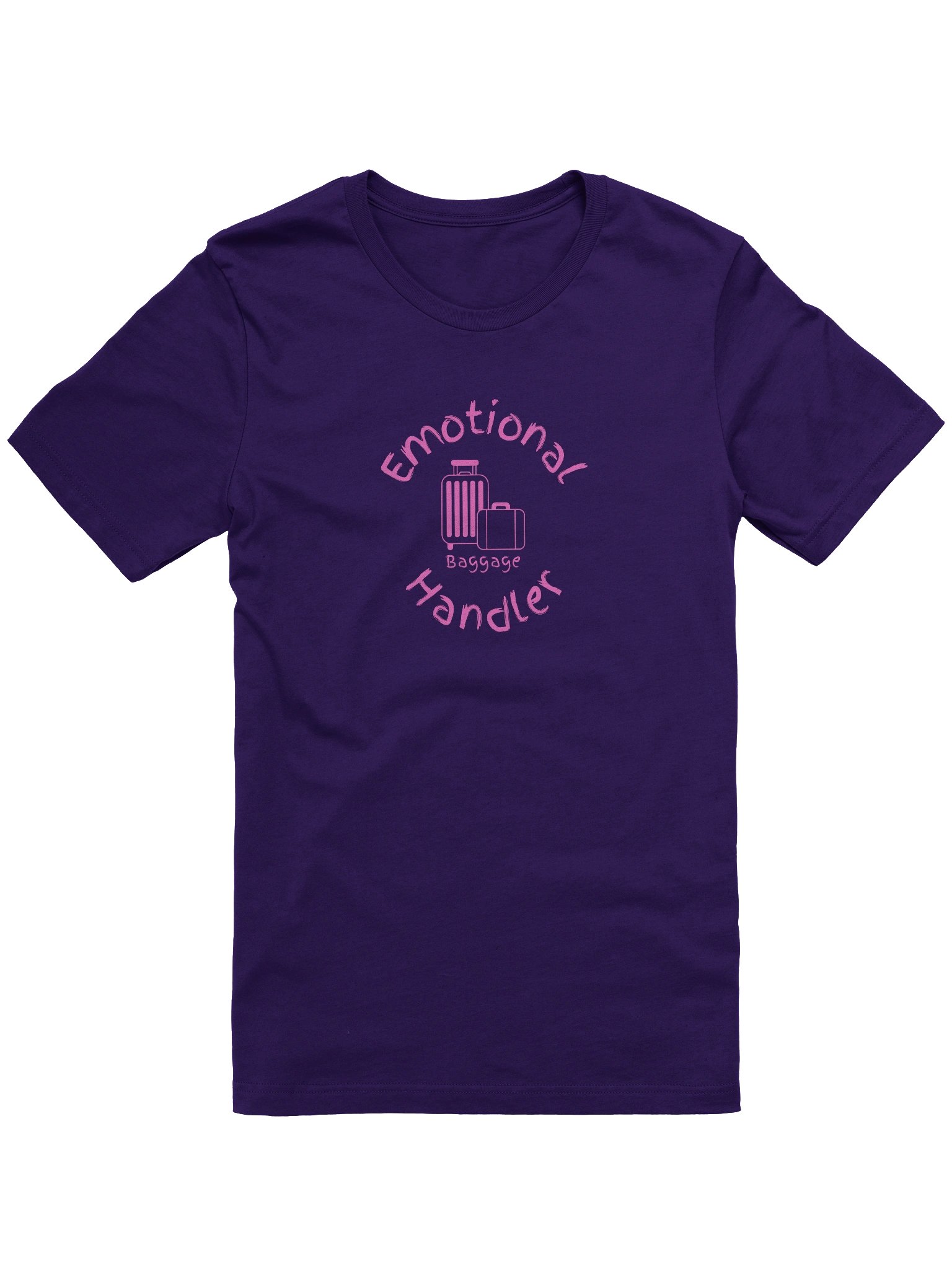 Emotional Baggage Handler Unisex T-Shirt Pink Graphic product image (2)