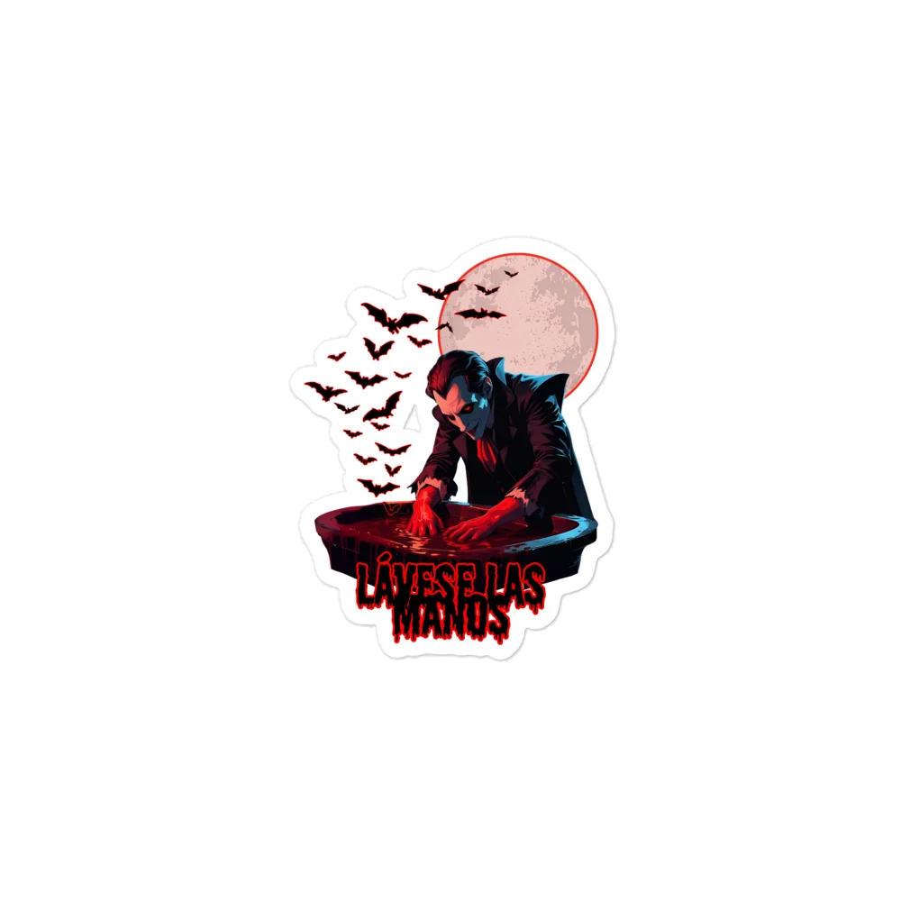 Laves Las Manos Vampire Kiss Cut Sticker product image (1)
