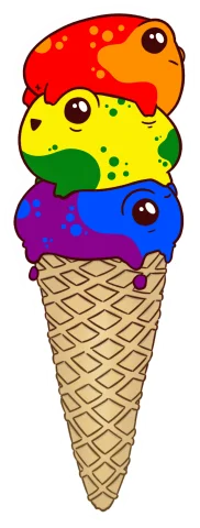 sticker : pride-cone product image (2)