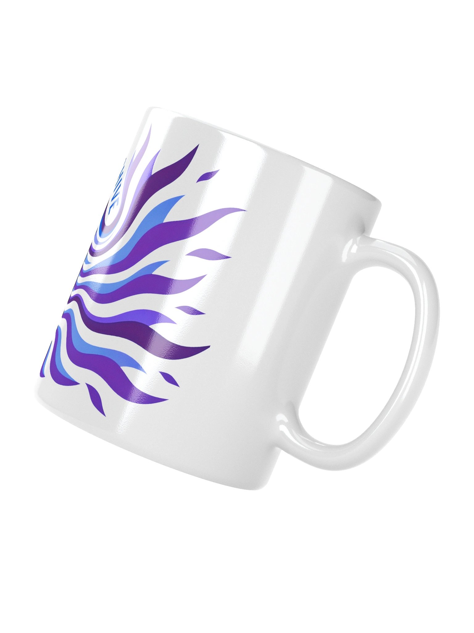 "Dove Wave" White Glossy Mug product image (4)