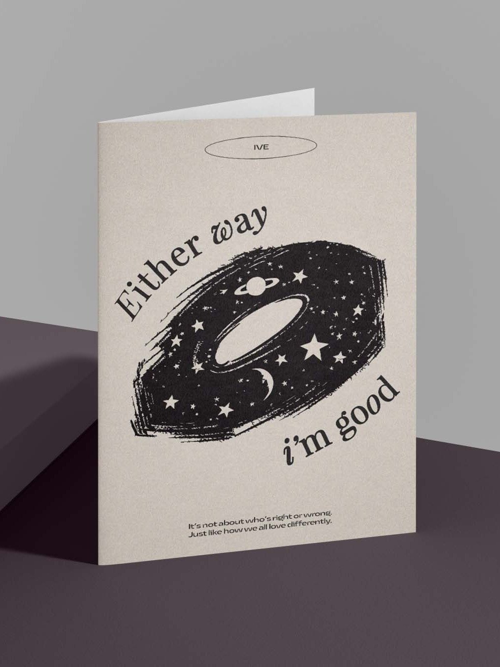 Either Way - IVE KPOP Digital Printable Wall Poster (A1 SIZE) - Instant Download product image (3)