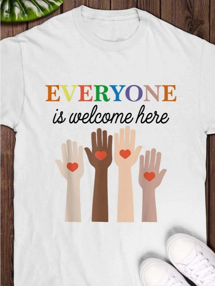 Everyone is Welcome Here T-shirt product image (1)