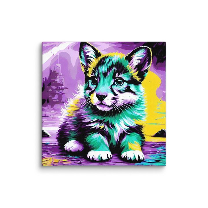 Cute Cat Digital Painting - v1 product image (1)