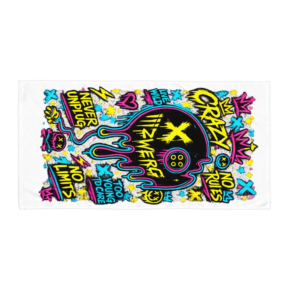 Melted Chaos Towel Pink product image (1)