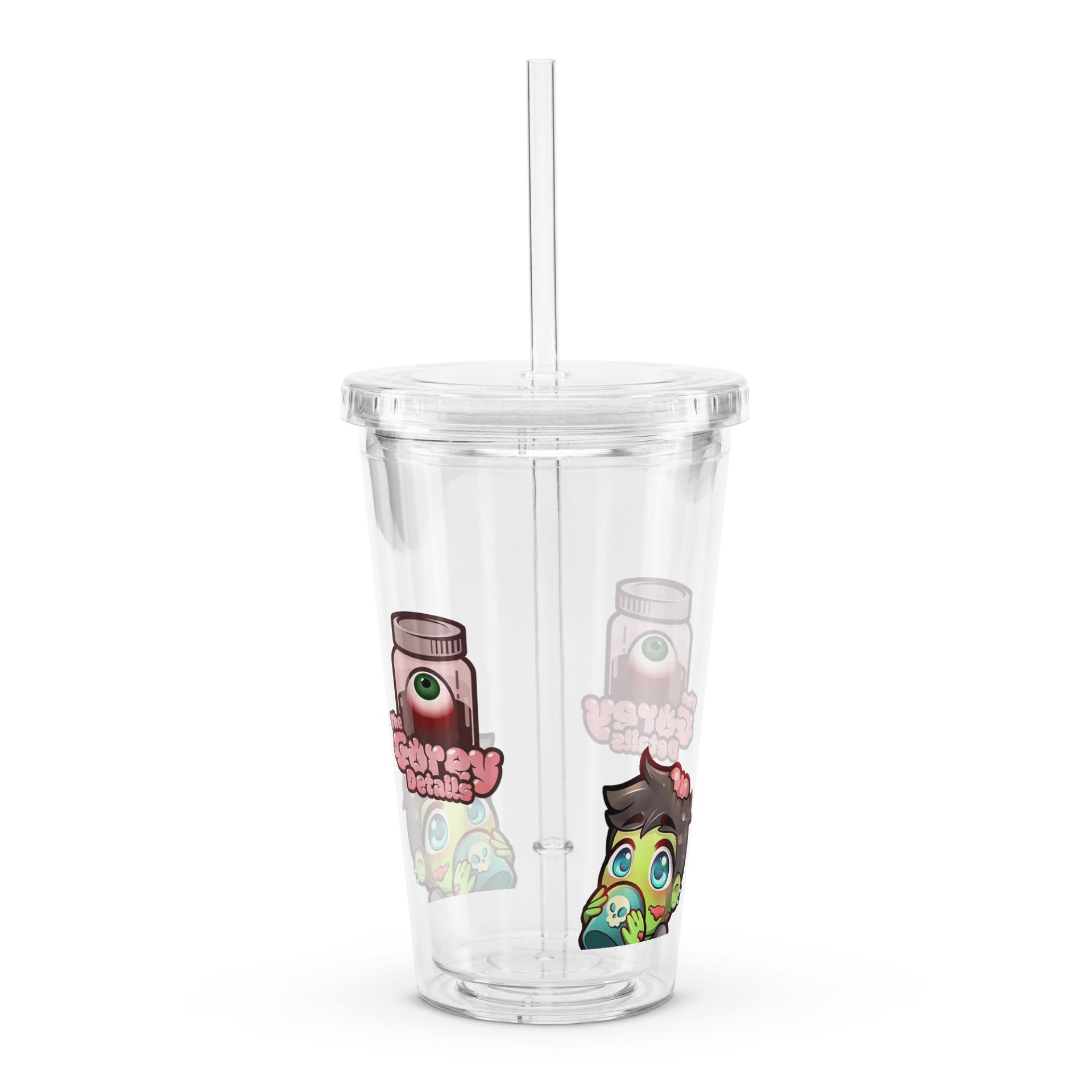 Double Wall Clear Plastic Tumbler (16 oz) product image (3)