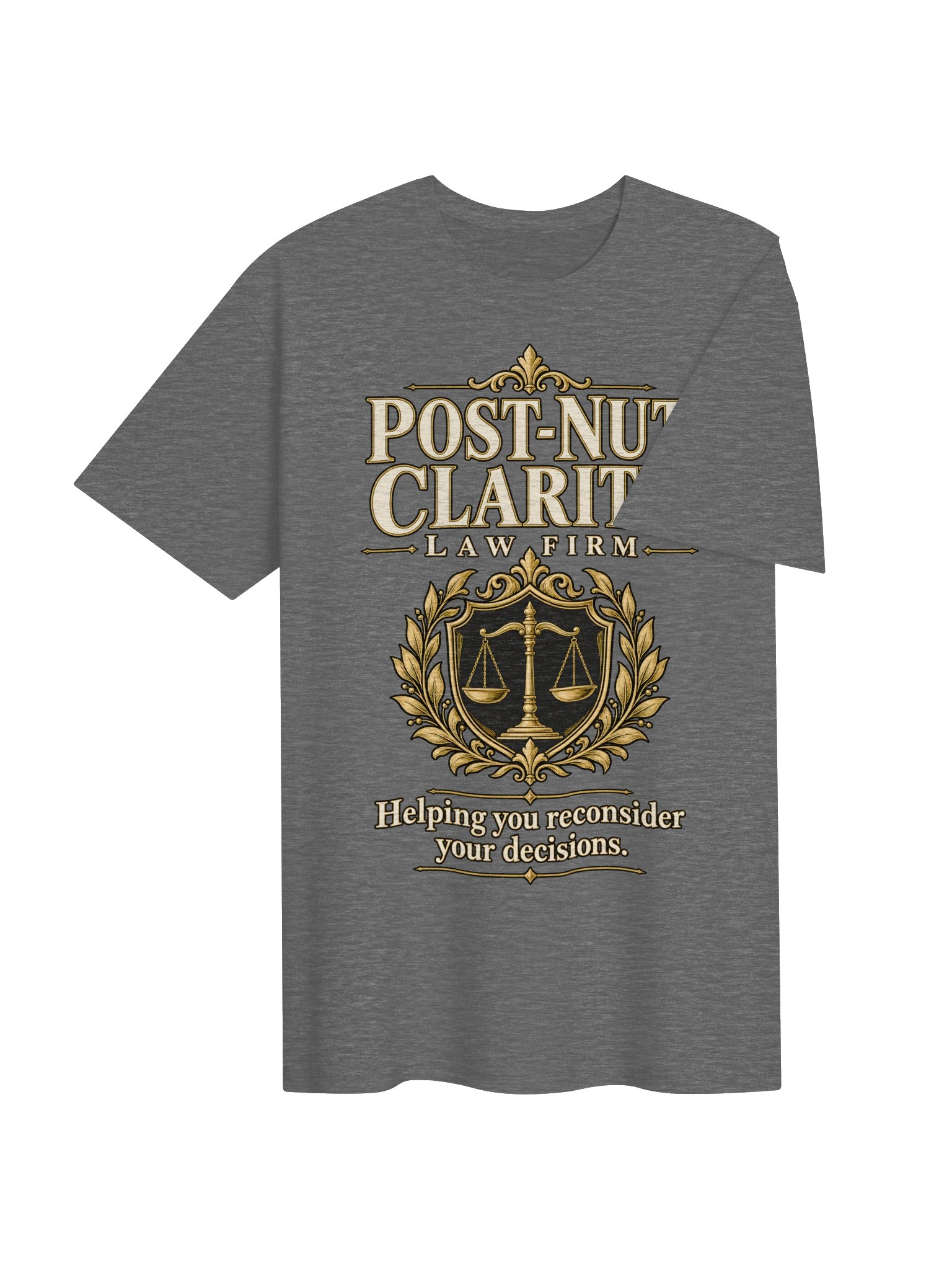 Post-Nut Clarity Law Firm T-Shirt | Funny Adult Humor Tee product image (22)