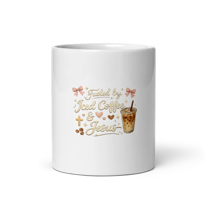 Fueled by Iced Coffee + Jesus Mug ☕️ product image (1)