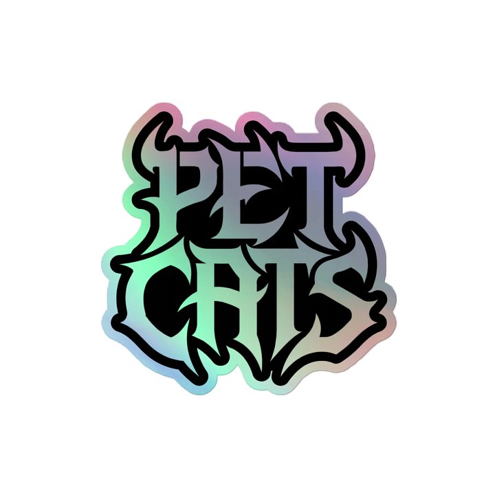 PET CATS HOLO STICKER product image (2)