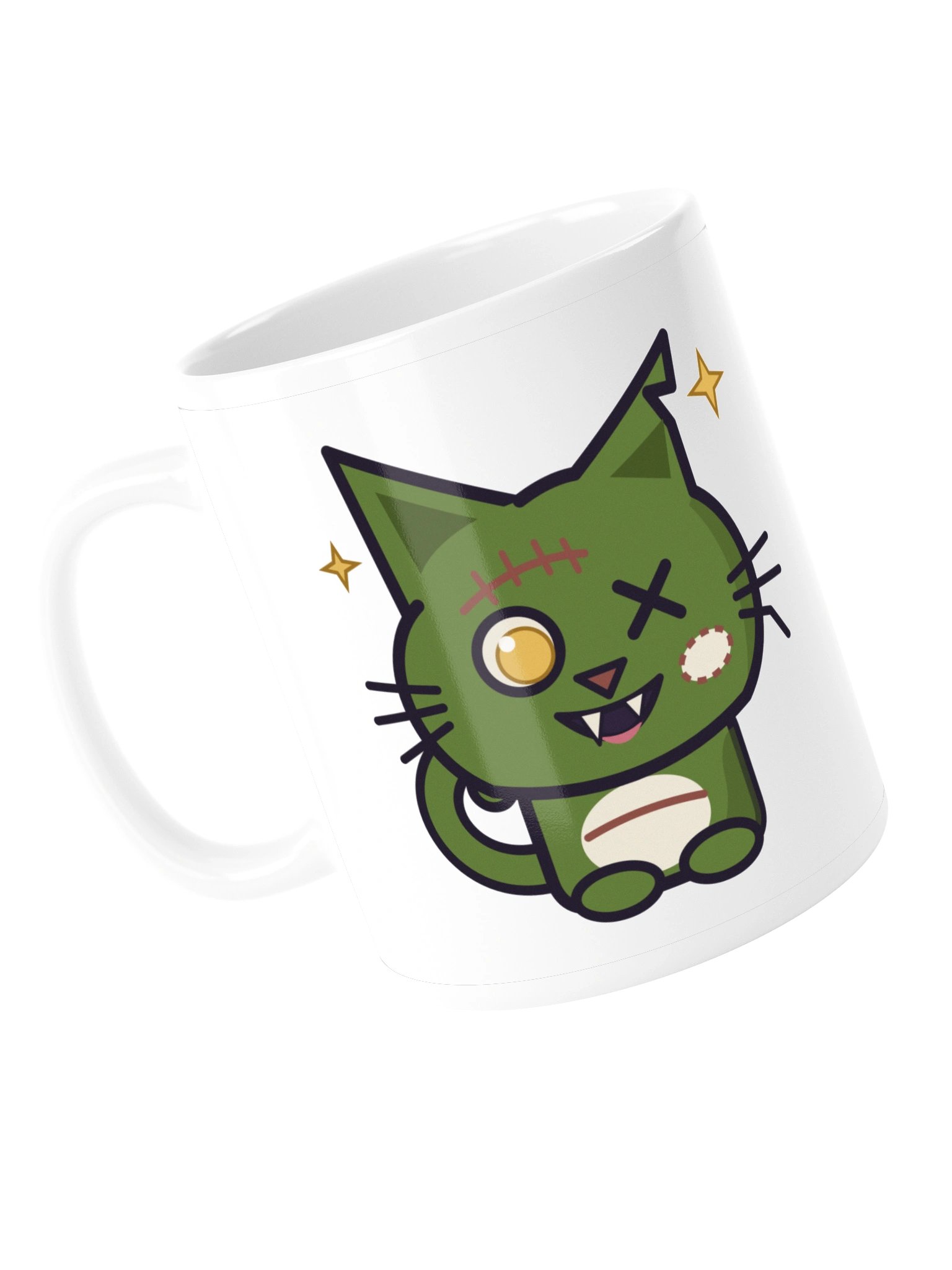 Streak x7 Zombie Cat Japanese Study Mug product image (5)