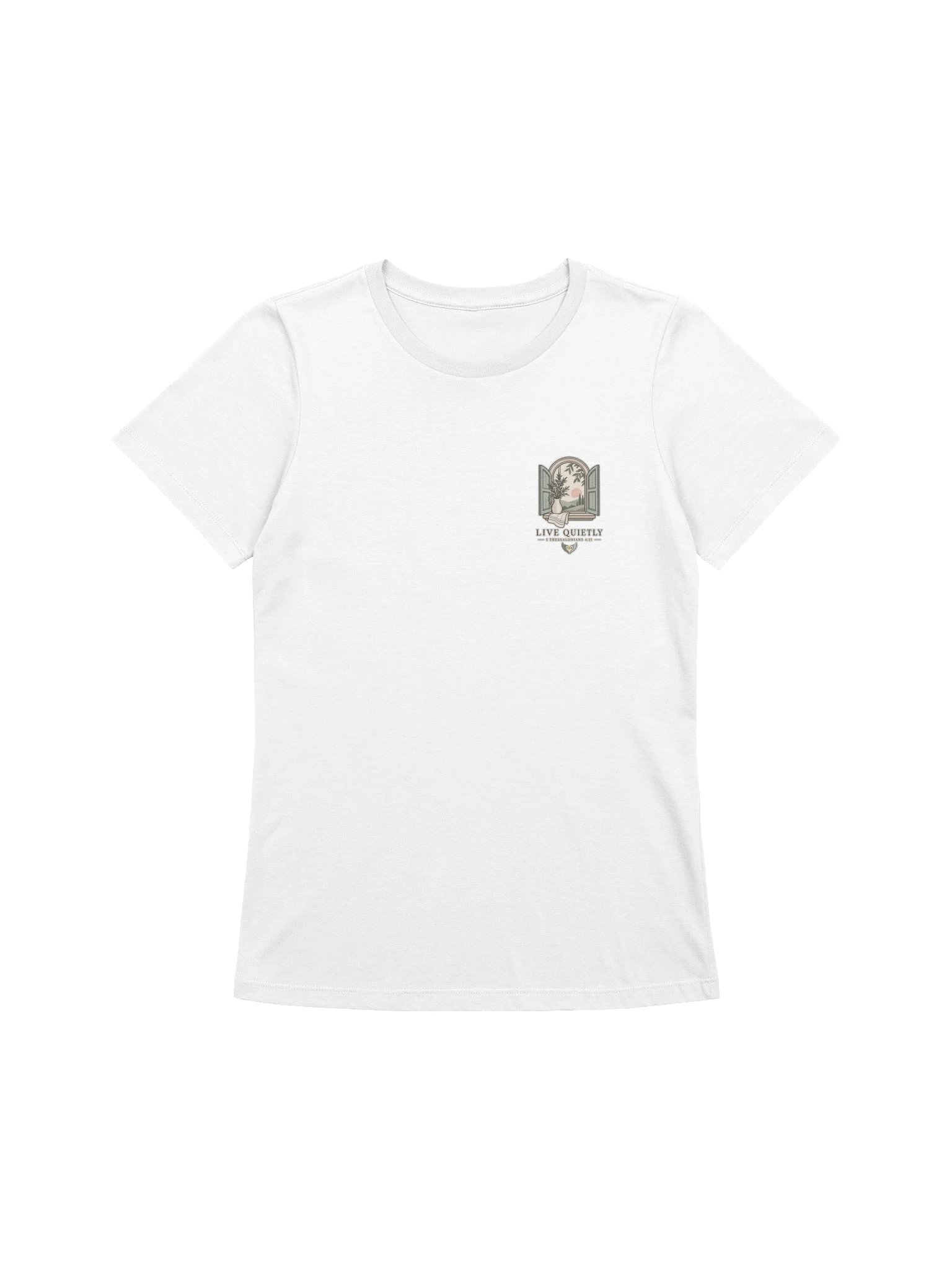 Live Quietly | 1 Thessalonians 4:11 Relaxed Tee product image (1)