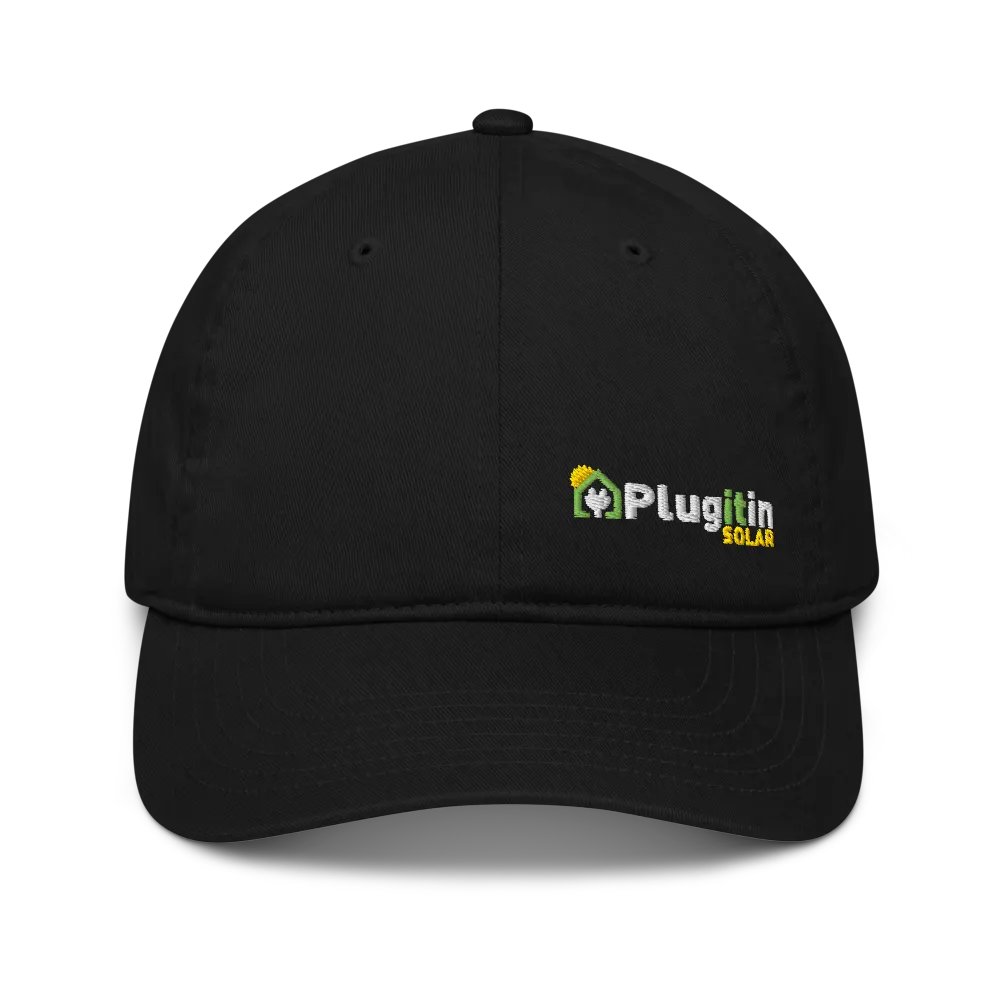 Plug It In Solar High-Quality Organic Dad Hat product image (1)